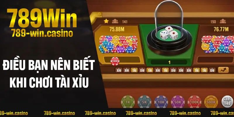 Những điều bạn nên biết khi chơi tài xỉu 789WIN